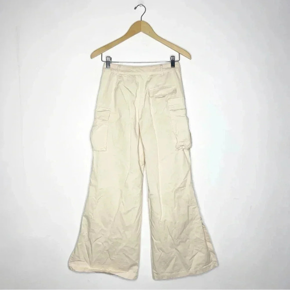 Mable x Tuckernuck Women's Khaki Cargo Wide Leg Pants Size Small - Picture 7 of 7